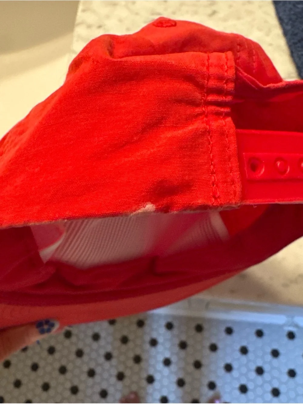 Champion Red Nantucket Patch Rope-Trim Cap